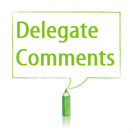 Delegate comments