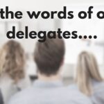 Our delegates words