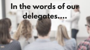 Our delegates words