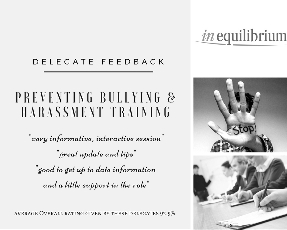 bullying-harassment-delegate-feedback-from-last-weeks-course